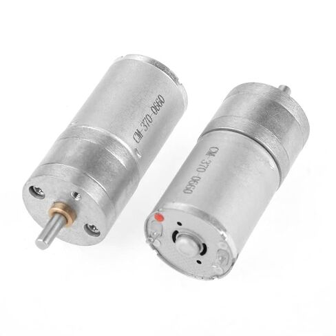 Encoder Motor Set,DC 6V 280RPM 25GA370 Encoder Motor Set 4mm Shaft DC Gear Motor with Mounting Bracket 65mm Wheel Kits for Smart Car Robot DIY in Kuwait