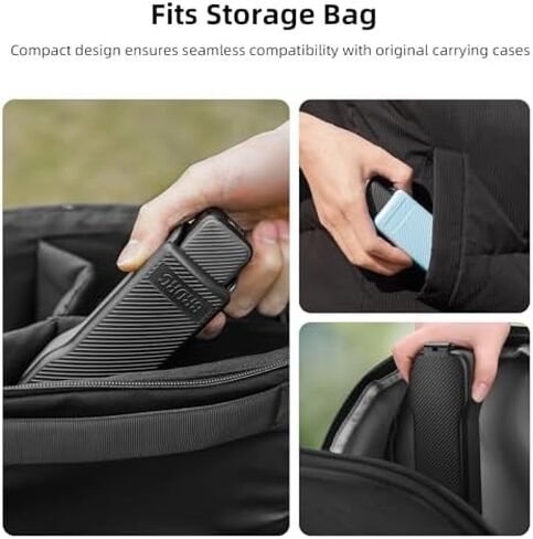 BRDRC Magnetic Tripod Mount & Flip Cover Case for DJI OSMO Pocket 3, Foldable Mantis Hook 1/4 Arca Bracket, Gimbal Protective Lens Cap Holds 3 Filters for Creator Combo Accessories Pink in Kuwait