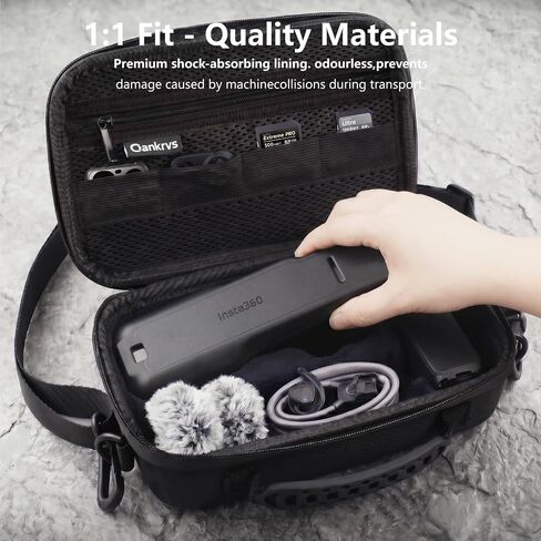 Luna Ultra Carrying Case, Shoulder Bag for Insta360 Luna Ultra Creator Bundle, Compatible with POV Head Tracker, Includes Removable Shoulder Strap in Kuwait