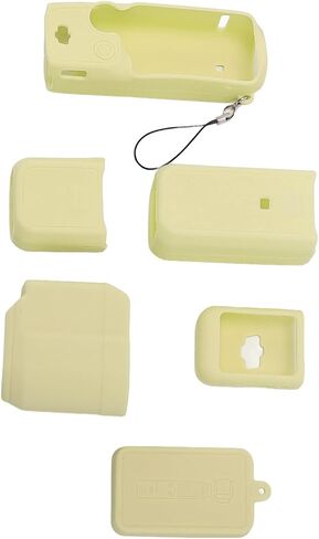 Protective Case for Pocket Camera with Non-Slip Design and Scratch Resistance for 3 in Silicone Material (Yellow) in Kuwait