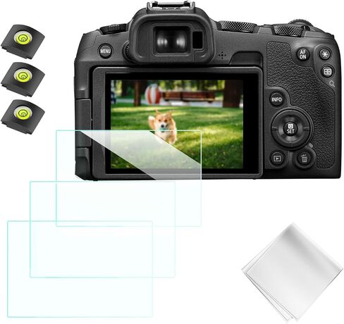 K&F CONCEPT Screen Protector Compatible with Canon EOS R6 II/R6/R7 Camera | Ultra Clear Tempered Glass Screen Protector Anti Scratch Bubble Free Ultra Resistant PF18 in Kuwait