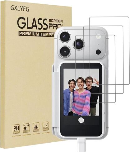 3-Pack Selfie Screen Protectors, Compatible with Insta360 Snap/Light Edition, Scratch-Resistant, Bubble-Free, 9H Hardness in Kuwait