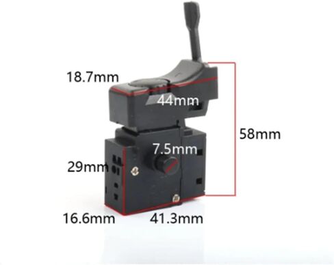 1Pc FA2-6/1BEK 6A 250VAC5E4 Lock on Power Tool Drill Speed Control Trigger Switch in Kuwait