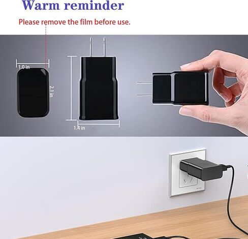USB Charger Hidden Camera 1080P, Indoor Security Camera with Night Vision and Motion Detection for Home & Baby Monitor in Kuwait