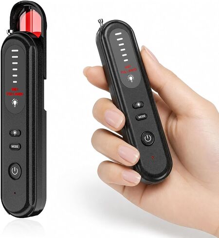 Hidden Camera Detector 6-in-1, Anti Spy Camera Finder with GPS Tracker Detection, RF Signal Scanner, Rechargeable Bug Detector for Hotel, Travel, Home, Office, Car Privacy Protection in Kuwait