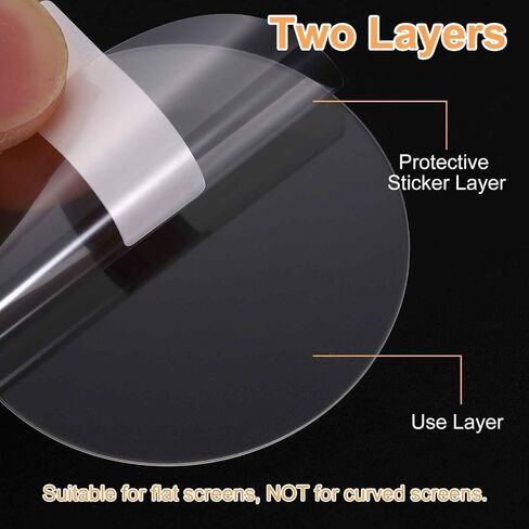 HARFINGTON 5pcs Watch Glass Screen Protector 39.5mm 9H High-Alumina Tempered Glass Waterproof HD Round Smart Watch Dial Crystal Face with Dust Removal Sticker in Kuwait
