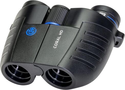 TSO Coral 10x25 Compact Binoculars with Eye Relief for Adults and Kids, Lightweight Rainproof Porro Prism Binoculars for Bird Watching, Hiking, Travel, Sightseeing, Sporting Events and Concerts in Kuwait