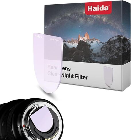 Haida Rear Lens ND Filter Multicoated Optical Glass Water and Oil Resistant Nano Coating (Rear Lens Clear-Night Filter-02) in Kuwait