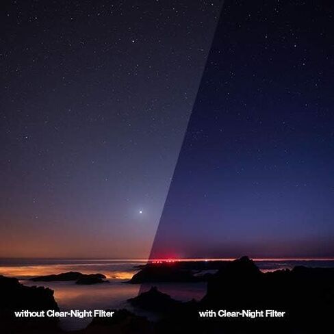 Haida Rear Lens ND Filter Multicoated Optical Glass Water and Oil Resistant Nano Coating (Rear Lens Clear-Night Filter-02) in Kuwait