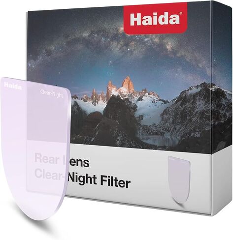 Haida Rear Lens ND Filter Multicoated Optical Glass Water and Oil Resistant Nano Coating (Rear Lens Clear-Night Filter-02) in Kuwait