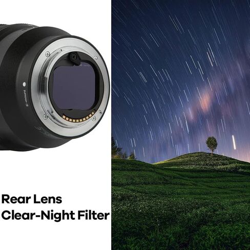 Haida Rear Lens ND Filter Multicoated Optical Glass Water and Oil Resistant Nano Coating (Rear Lens Clear-Night Filter-02) in Kuwait