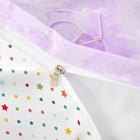 Feelyou Cute Purple Bow Duvet Cover Toddler Size Bow Knot Bedding Set for Boys Girls Kawaii Comforter Cover Princess Bowknot Bedroom Decor 2Pcs Personalized Initial S in Kuwait