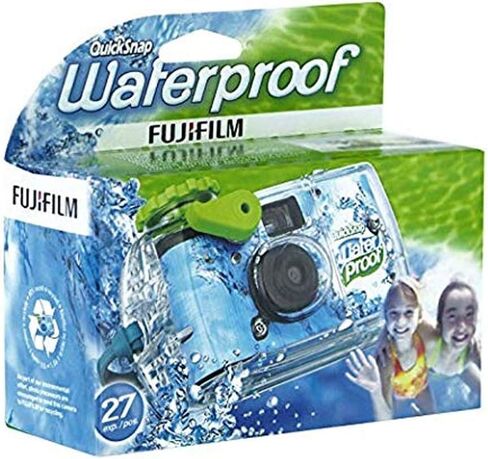 Fujifilm QuickSnap Waterproof 35mm Single Use Camera with Bonus Microfiber Cleaning Cloth... in Kuwait