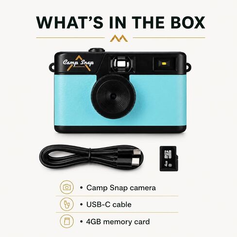 Camp Snap Screen-Free Digital Camera 8MP 4GB Memory Seaglass Blue in Kuwait