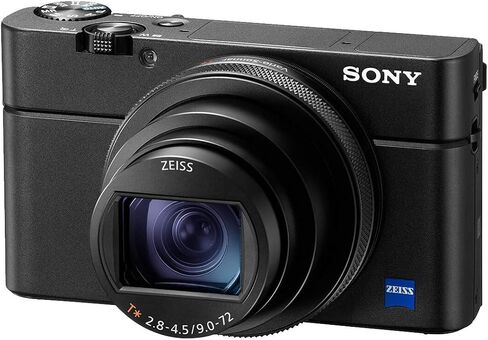 Sony Cyber-Shot RX100 VII (DSC-RX100M7) Premium Compact Digital Camera Bundle with Sandisk 128GB Memory Card, Triple Battery Pack, Travel Deco Gear Case & Photography Accessory Kit in Kuwait