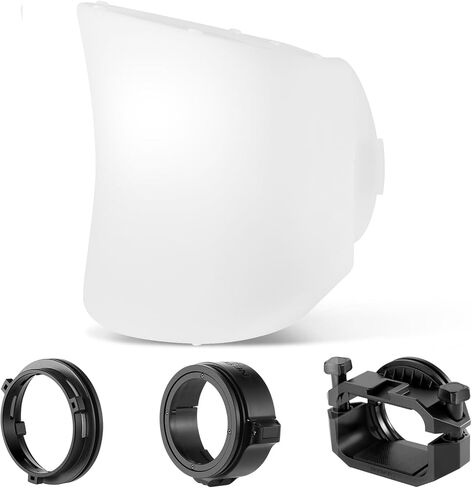 NEEWER COB Light Diffuser for MS60/150 Reflector, Silicone Diffuser, Soft Lighting Accessory for Dedicated Reflector of NEEWER MS60 MS60B MS60C MS150 MS150B MS150C LED Video Lights, CRS8 in Kuwait