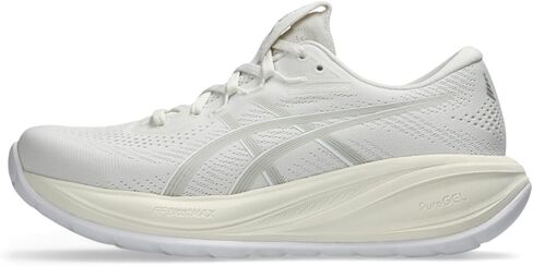 ASICS Women's Gel-Cumulus 28 Running Shoes, 6.5, Cream/Glacier Grey in Kuwait