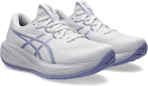 ASICS Women's Gel-Cumulus 28 Running Shoes, 6, White/Bluebell in Kuwait