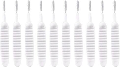 Cleaning Brush and Preventing Clogging in Narrow Gaps Anti-Clogging 30pcs Mini Plastic Brush Designed for Cleaning Hard-to-Reach Areas for Shower Nozzle Holes and Phone Holes in Kuwait