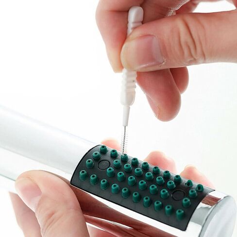 Cleaning Brush and Preventing Clogging in Narrow Gaps Anti-Clogging 30pcs Mini Plastic Brush Designed for Cleaning Hard-to-Reach Areas for Shower Nozzle Holes and Phone Holes in Kuwait