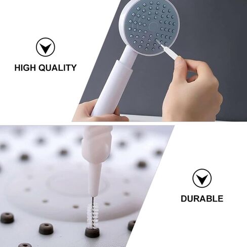 Cleaning Brush and Preventing Clogging in Narrow Gaps Anti-Clogging 30pcs Mini Plastic Brush Designed for Cleaning Hard-to-Reach Areas for Shower Nozzle Holes and Phone Holes in Kuwait