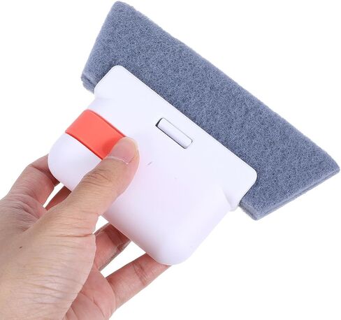 Gatuida Two-in-one Detachable Window Cleaning Brush Pp Material 6pcs with Hidden Scraper Comfortable Grip for Hard-to-Reach Corners, for Sliding Door Tracks and Shower Slot Cleaning in Kuwait