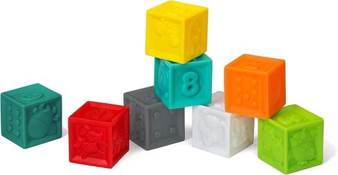 Infantino Squeeze and Stack Block Set, Soft Blocks, 6+ Months in Kuwait