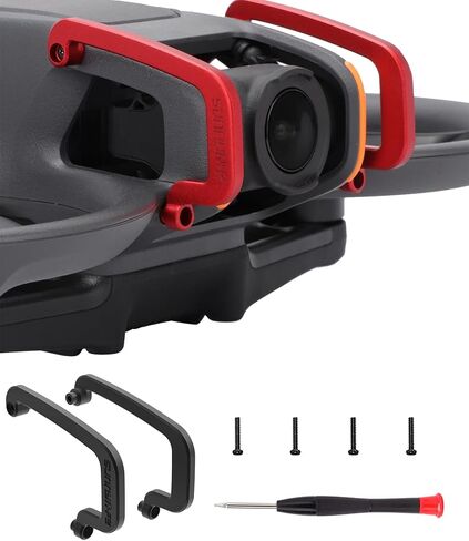 Gimbal Bumper Guard for DJI Avata 2, Lens Safety Bumper PTZ Protect Bar, Aluminum Alloy Anti-Collision Camera Protector for Avata 2 FPV Drone Accessories (Black) in Kuwait