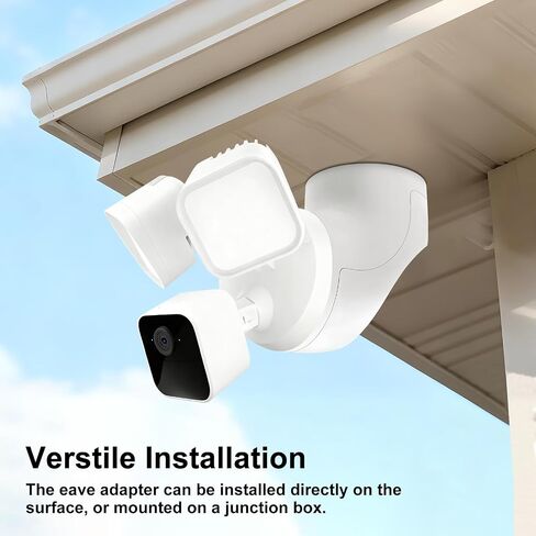 Eave Mount for Ring Devices Weatherproof Bracket for Smart Lighting & Security Cameras,Compatible with Ring Floodlight Cam Wired Plus/Pro,Ring Smart Lighting Floodlight Wired (Black) in Kuwait