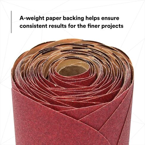 3M Red Abrasive Stikit Disc, 01116, 6 in, P80 Grade | 100 Disc Roll, for Auto Sanding, Primer Sanding, Rough Feather Edging in Kuwait