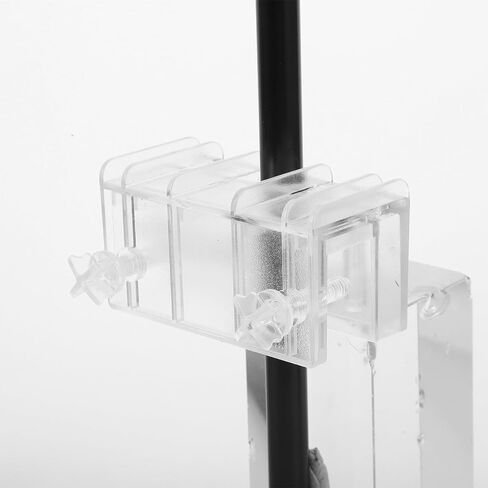Aquarium Light Holder L Shaped Single Arm Aluminum Alloy Lamp Rack for Fish Tank Clip on 20mm Glass Removable Install Position Supports Fish Tank Light in Kuwait