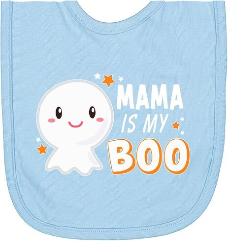 inktastic Mama Is My Boo with Cute Ghost Newborn Bib in Kuwait