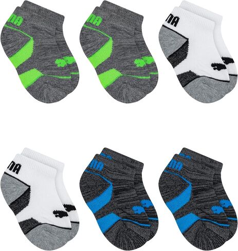 PUMA unisex-baby 6 Pack No Show Socks in Kuwait