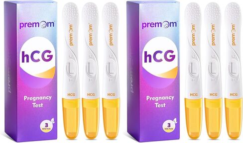 Premom Pregnancy Test Midstream | Early Detection Pregnancy Stick - Fast & Rapid hCG Tests for Home Use - 3 Count in Kuwait