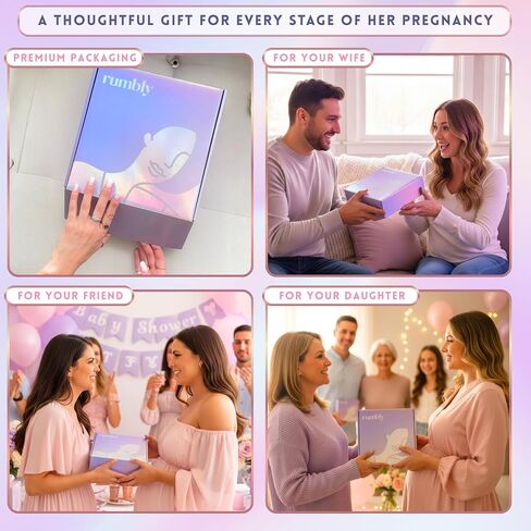 1st Trimester Mom-to-Be Essentials Box - Pregnancy Gifts for Expecting Mom - Care Package with Essential New Mommy Items & Pregnancy Must-Haves - First Trimester in Kuwait