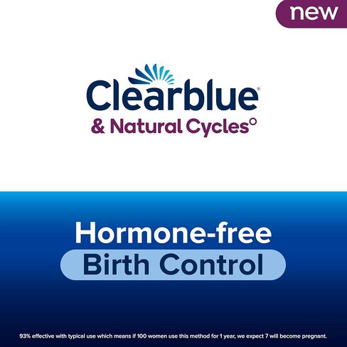 Clearblue & Natural Cycles Hormone-Free Birth Control Kit Starter Pack, 3 Month Subscription to The Natural Cycles app, 15 Digital Ovulation Tests, 1 Digital Basal Thermometer in Kuwait