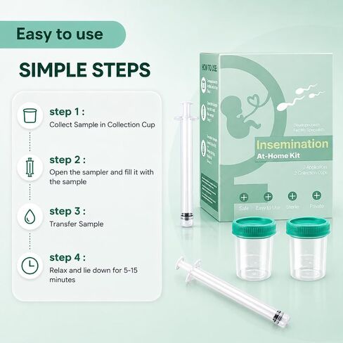 Home Insemination Kit for Women – Safe & Comfortable Artificial Insemination Kit with Discreet Design for Fertility & Family Planning in Kuwait