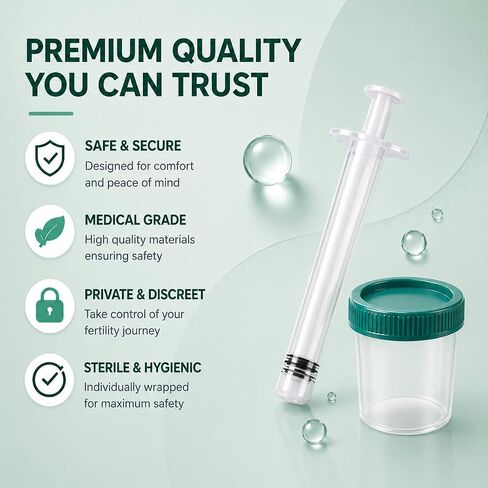Home Insemination Kit for Women – Safe & Comfortable Artificial Insemination Kit with Discreet Design for Fertility & Family Planning in Kuwait
