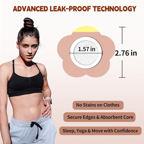Castor Oil Belly Button Patches 50 Count Cotton Pads | Disposable Leak Resistant Cotton Patches Designed for Easy Application and Everyday Personal Care in Kuwait
