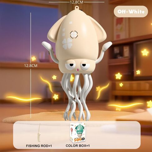 YRIOWMI Dancing Octopus Baby Toy, Tummy Time Toys, Rechargeable Crawling Squid with Music and Light, Electric Interactive Octopus Toy for Birthday for 1 2 3 4 5 6 Year Old Boys Girls (Mint Green) in Kuwait