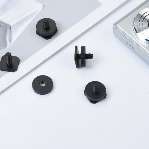 UTEBIT 1/4 Inch Camera Adapter Screws, 4 Packs | Versatile Flash Hot Shoe Mounts, For DSLR Camera Rigs, For Tripods, For Mounting Accessories in Kuwait