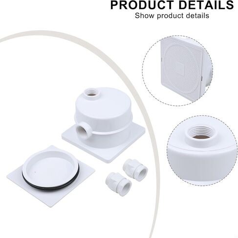 light junction box for Swimming Pool, Resistant Wire Connector Enclosure, 5.1x5.1x3.7in,underwater-lighting-parts-and-accessories in Kuwait