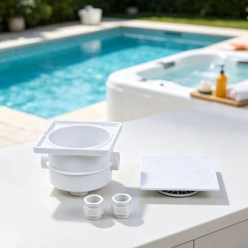 light junction box for Swimming Pool, Resistant Wire Connector Enclosure, 5.1x5.1x3.7in,underwater-lighting-parts-and-accessories in Kuwait