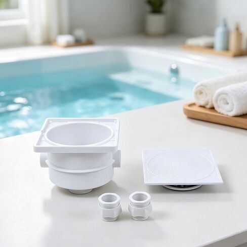 light junction box for Swimming Pool, Resistant Wire Connector Enclosure, 5.1x5.1x3.7in,underwater-lighting-parts-and-accessories in Kuwait