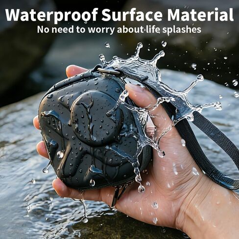 Mini Carrying Case Compatible with DJI Osmo Action 6/5 Pro/4/3, DJI OSMO Nano, Gopro 13/12/11/10, Surface-Waterproof Travel Portable Mini Carrying Bag Adventure Combo Accessories (Grey) in Kuwait