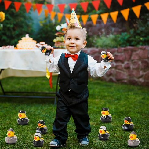 Deekin 50 Pcs Police Rubber Ducks Bulk 2 Inch Rubber Ducks Party Favor Police Decorations for Birthday Party Occupation Cosplay Goodie Bags Gifts in Kuwait