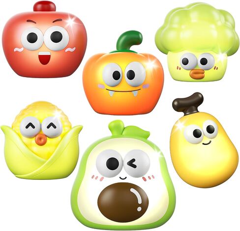 Light Up Bath Toys for Toddlers 1-3, No Hole Water Activated Sensory Bathtub Toys for Baby 12-18 Months, Floating Pool Toy Gifts for Kids Boys Girls Ages 1-5, 6 Pack in Kuwait