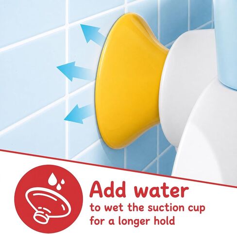DOLIVE Toddler Bath Toys for Kids Ages 1-3, Waterfall Bathtub Toys for Baby Boys Girls Gifts, Early Developmental Shower Toy with Strong Suction Cups in Kuwait