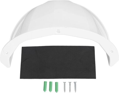 Universal Security Camera Sun Rain Cover, Weatherproof for Dome & PTZ Cameras, White in Kuwait
