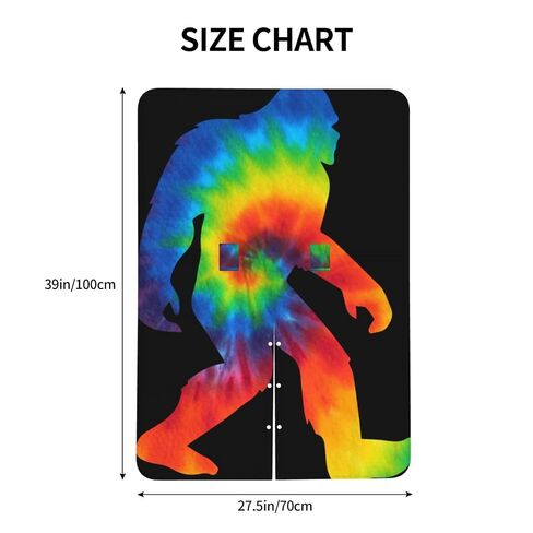 Sasquatch Bigfoot Tie Dye Baby Car Seat Cover & Breastfeeding Nursing Cover - Breathable Stretch Fabric Multi-Use Nursing Cover for Breastfeeding in Kuwait